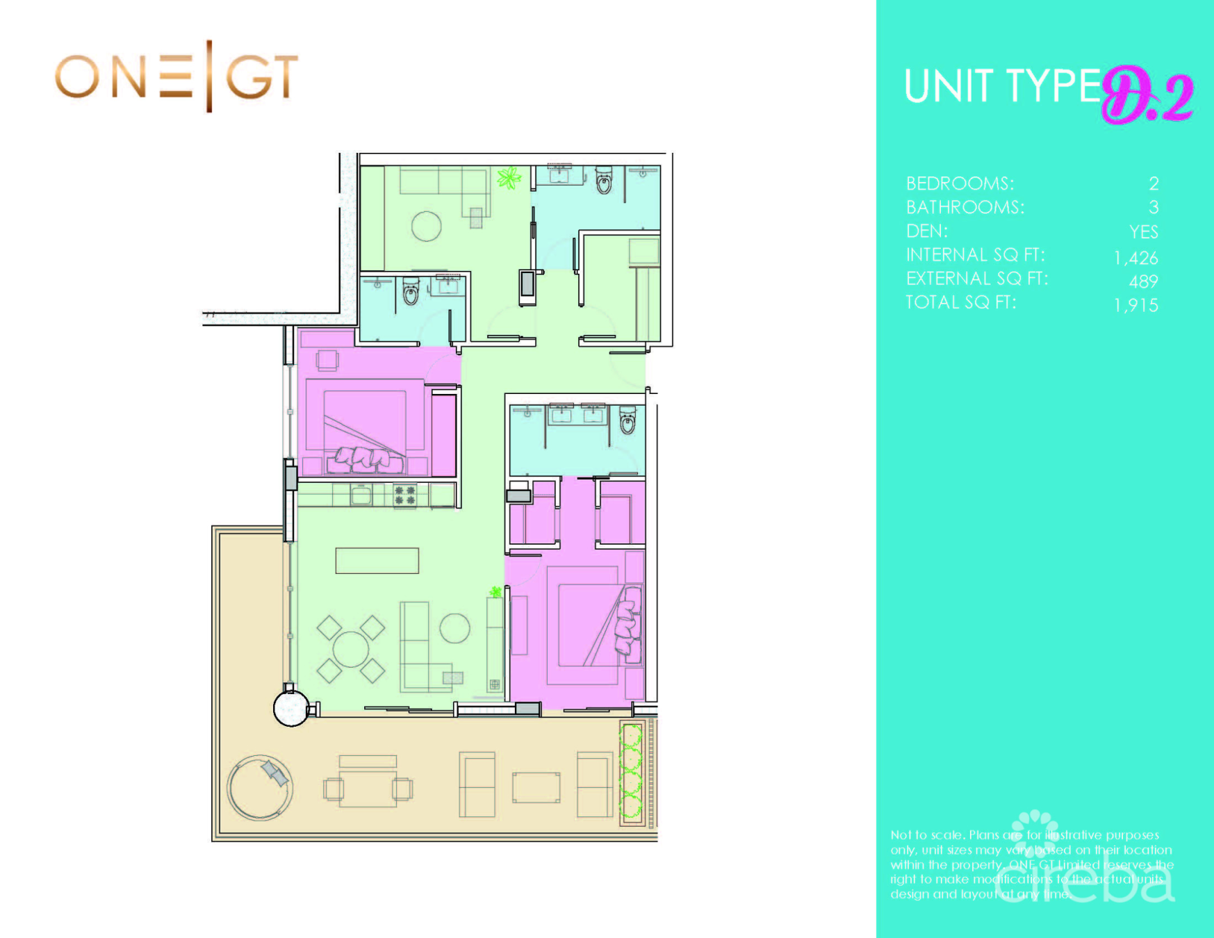 One|Gt Residences - Unit 625