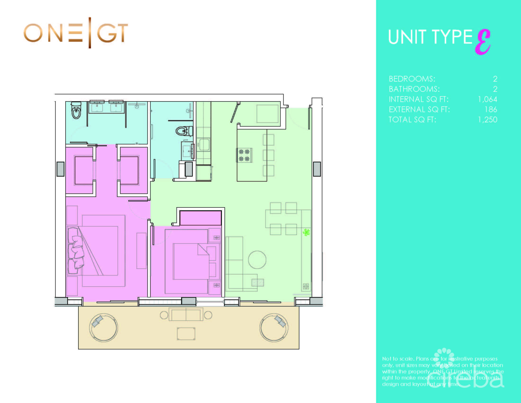 One|Gt Residences - Unit 1001