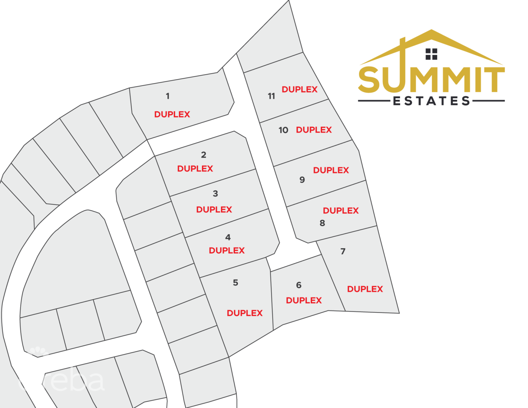 Summit Estates- Duplex Lot 8