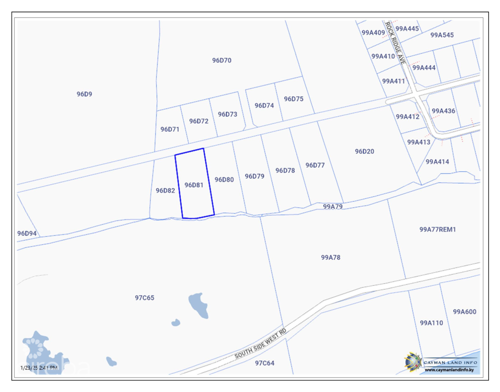 Brac Bluff Edge  Land  .70 Acre