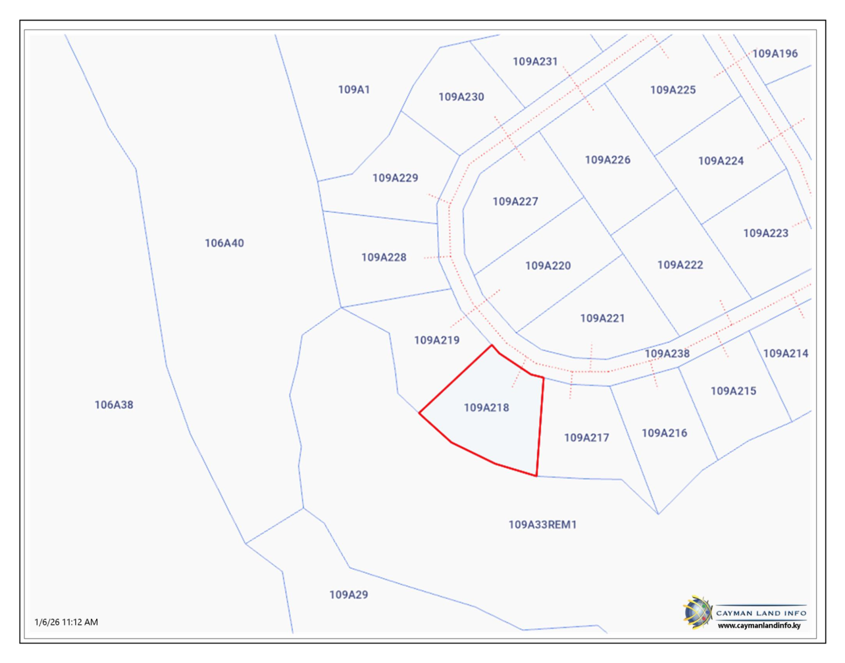 Cayman Brac Bluff Lot  (.2901 Acre)