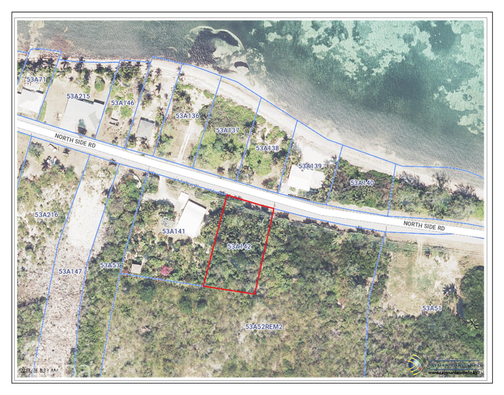North Side Oceanview  Land