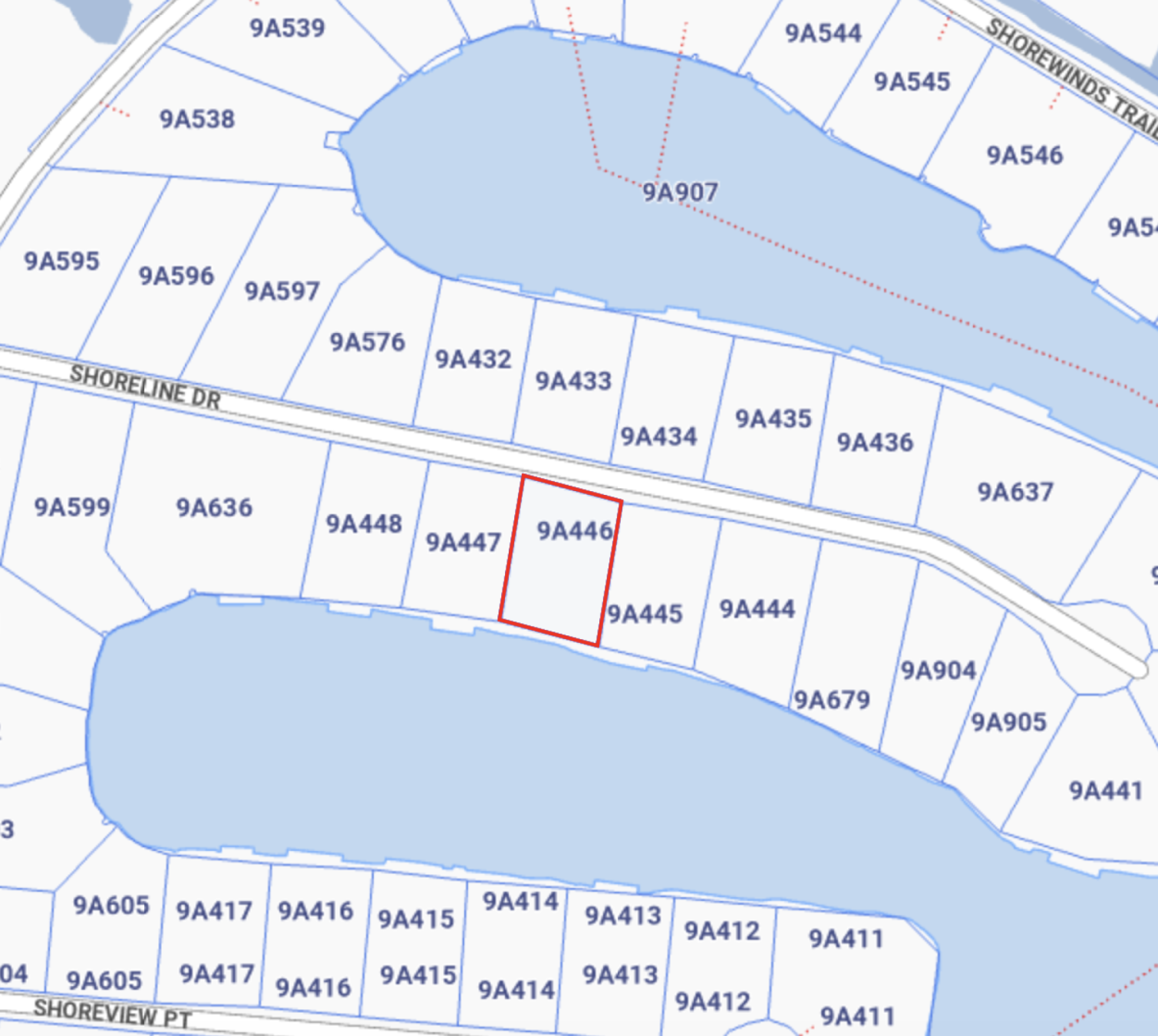 The Shores Canal Front Lot