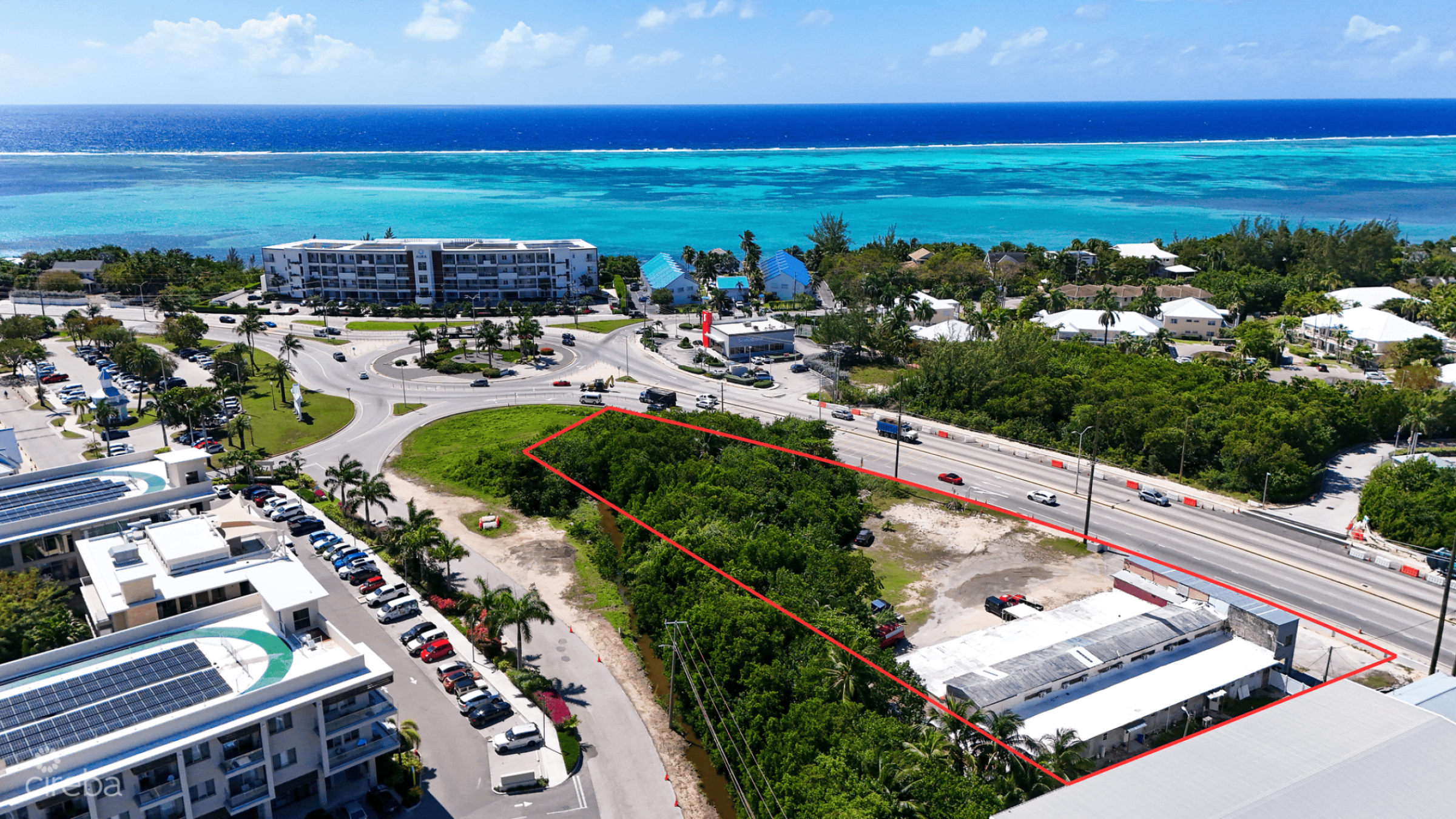 1.46 Acre Crewe Road/Grand Harbour Property. High Visibility!!!!