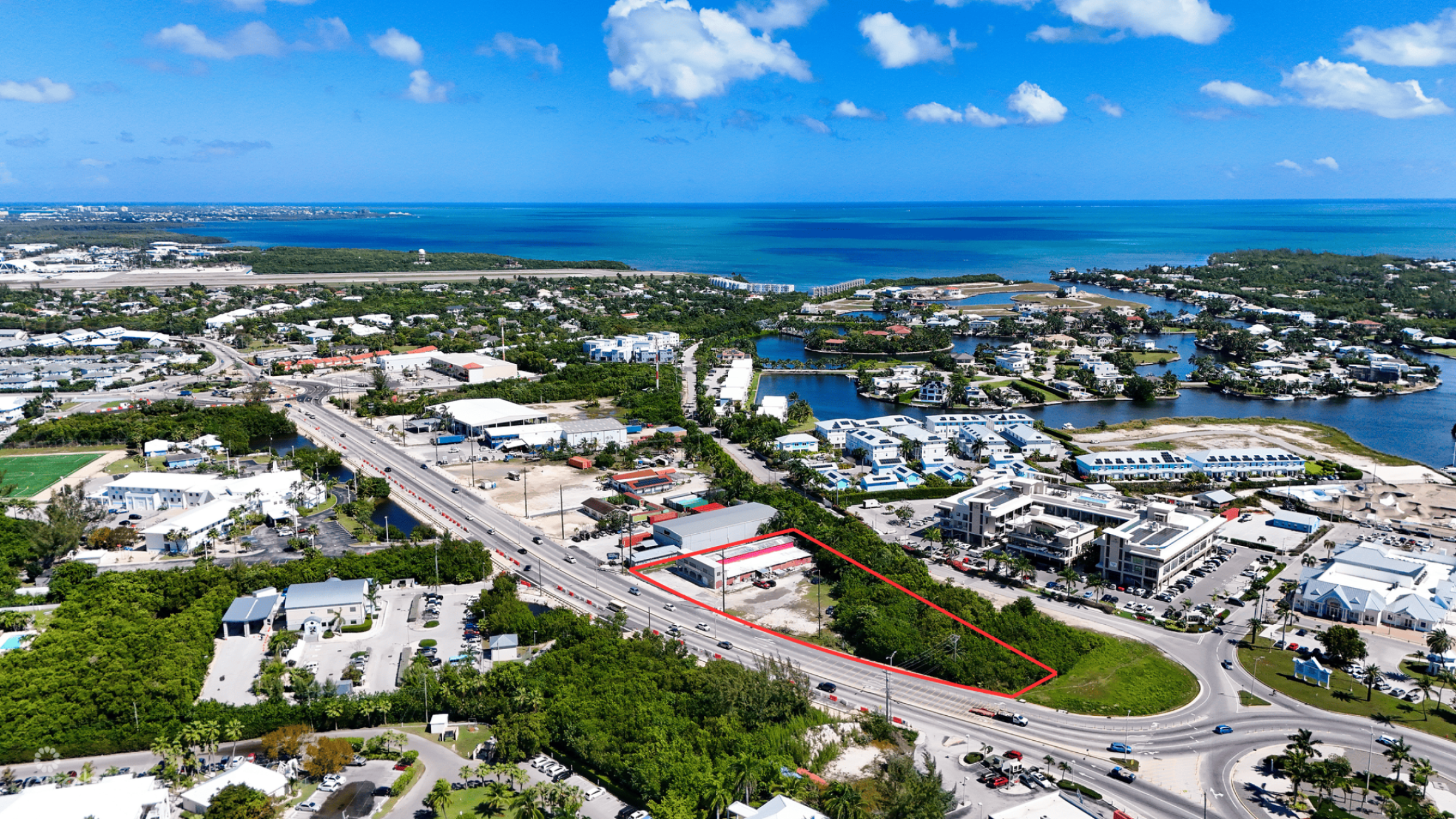 1.46 Acre Crewe Road/Grand Harbour Property. High Visibility!!!!