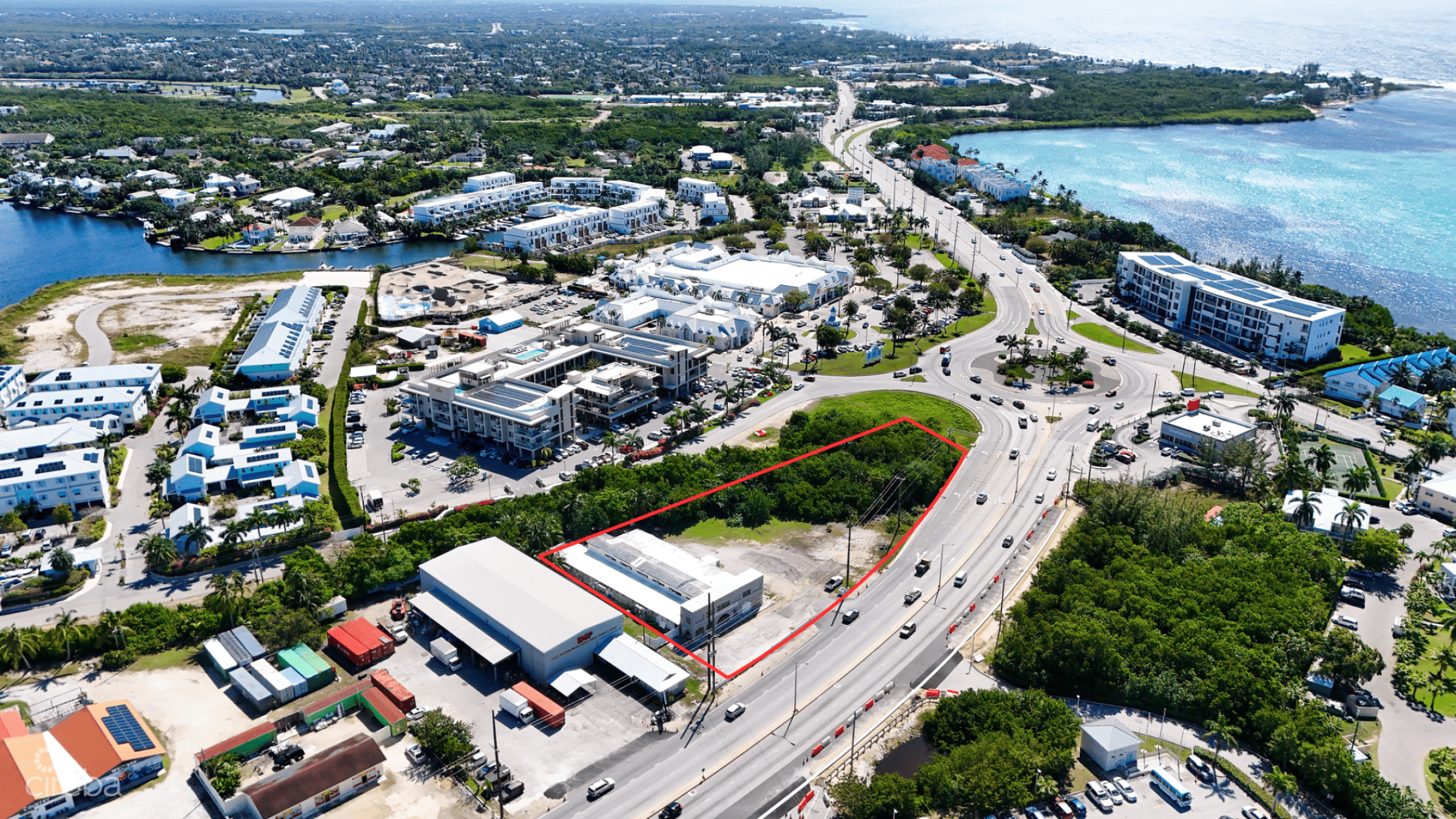 1.46 Acre Crewe Road/Grand Harbour Property. High Visibility!!!!