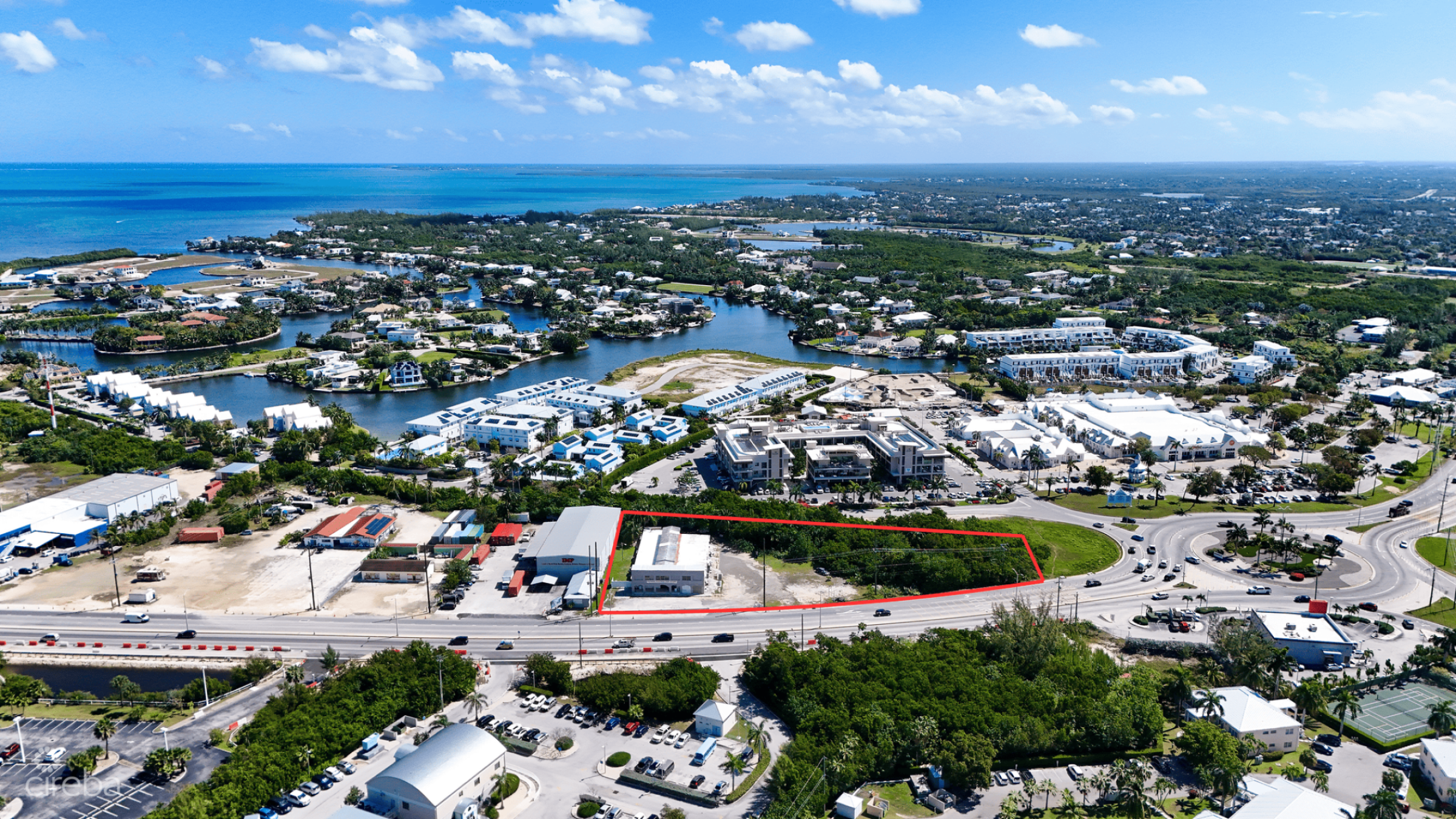 1.46 Acre Crewe Road/Grand Harbour Property. High Visibility!!!!
